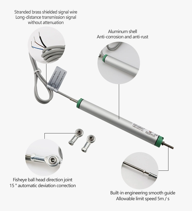 Factory Supply 100mm Kpm Linear Potentiometer Position Sensor for Injection Molding Machine